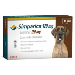 Simparica perro. Antiparasitario contra pulgas y garrapatas