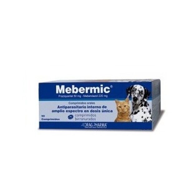 mebermic-comprimidos Antiparasitario Interno para Perros y gatos