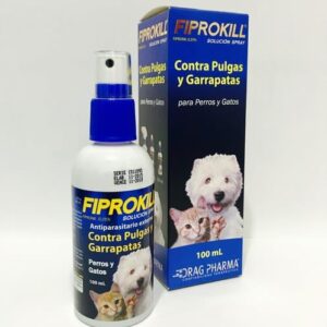 Spray Fiprokill contra pulgas y garrapatas para perros y gatos