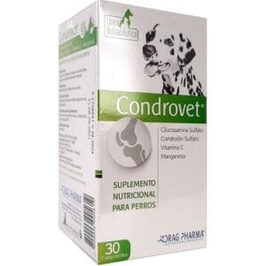 CONDROVET SUPLEMENTO ARTICULAR PARA PERROS 3O COMP