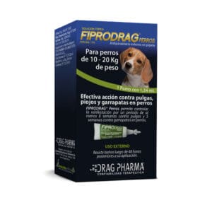 Pipeta Fiprodrag Antipulga Perros De 10 A 20 Kg