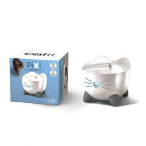 Catit Pixi Fuente Bebedera Gato 2.5lts, Color Blanco