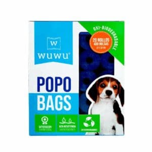 Bolsas Desechos Oxibiodegradables Wuwu 20 rollos - 400 bolsas
