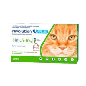 Pipeta REVOLUTION PLUS GATO 5 A 10 kg Antiparasitario Int/Ext
