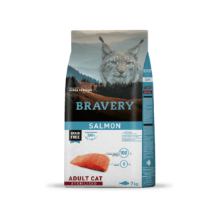 Alimento Bravery Gato Adulto Salmon Esterilizado 7 Kg