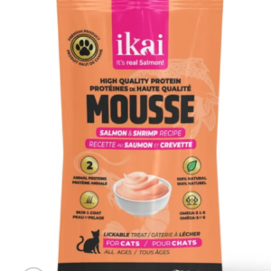 Mousse IKAI Salmon Camaron para gato 60 gr