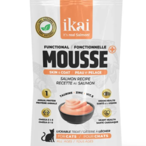 Mousse IKAI Salmon Piel y Pelaje para gatos 60 gr