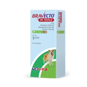 BRAVECTO TRIPLE PERRO 10 A 20KG 1 MES
