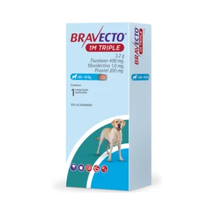BRAVECTO TRIPLE PERRO 20 A 40KG 1 MES