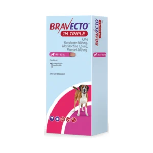 BRAVECTO TRIPLE PERRO 40 A 60KG 1 MES