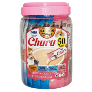 FRASCO CHURU GATO SALMON VARIEDADES 50 UND