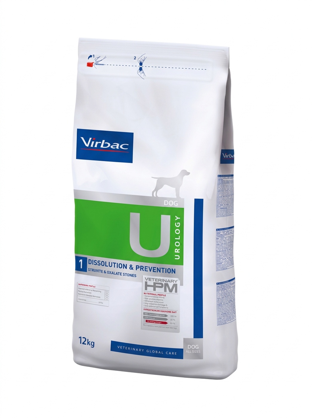 VIRBAC DOG UROLOGY DISSOLUTION Y PREVENTION 12KG